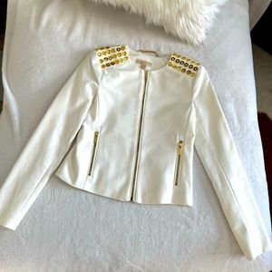 New never worn Michael Kors blazer with zipper, size 4